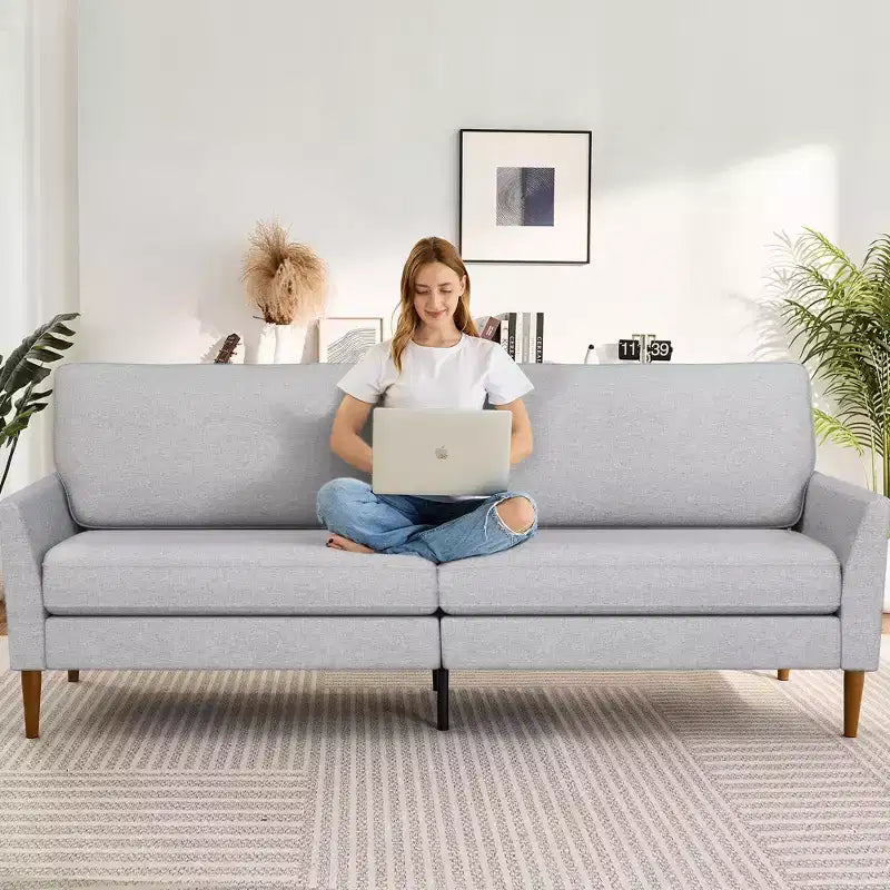 Divanetto extra large da 223 cm per soggiorno, camera da letto e ufficio