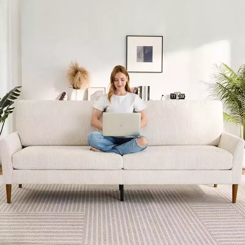 Divanetto extra large da 223 cm per soggiorno, camera da letto e ufficio
