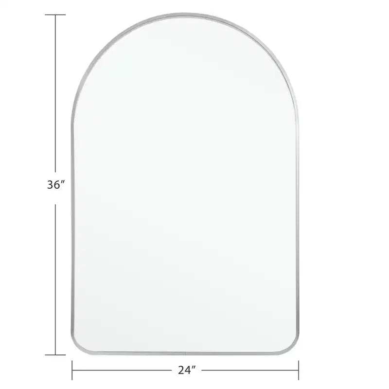 Specchio da Appendere, Bordo Sottile in Lega di Alluminio, Rettangolo ad Angolo Retto, Oro, 38x26x1in, Doppio Lato