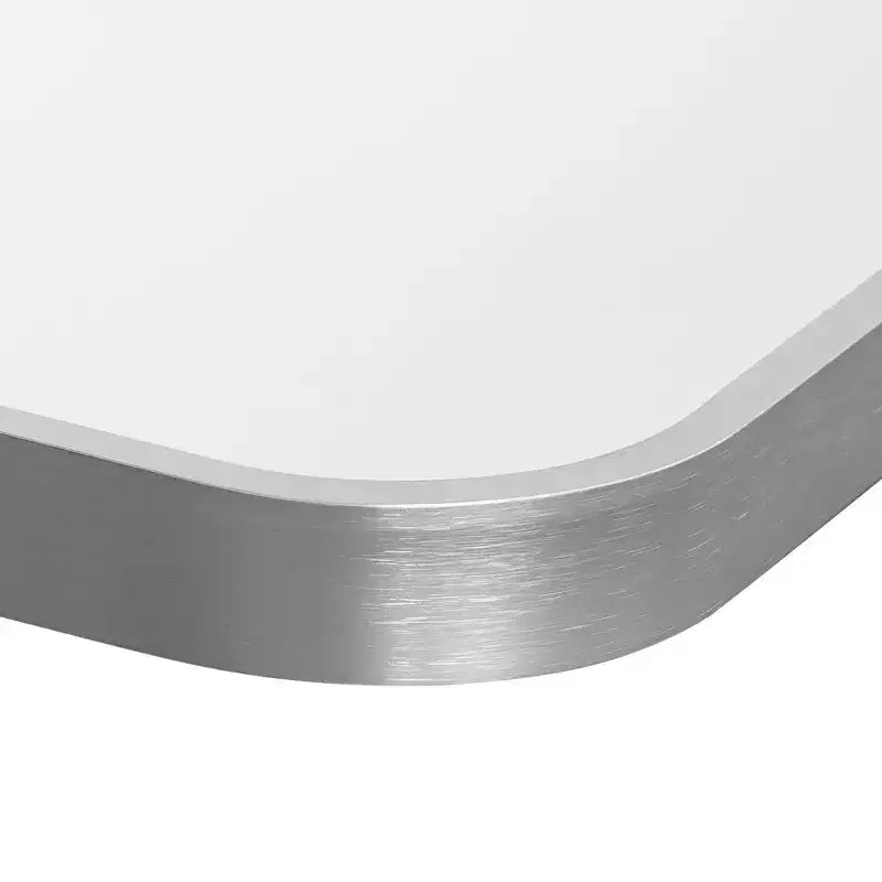 Specchio da Appendere, Bordo Sottile in Lega di Alluminio, Rettangolo ad Angolo Retto, Oro, 38x26x1in, Doppio Lato