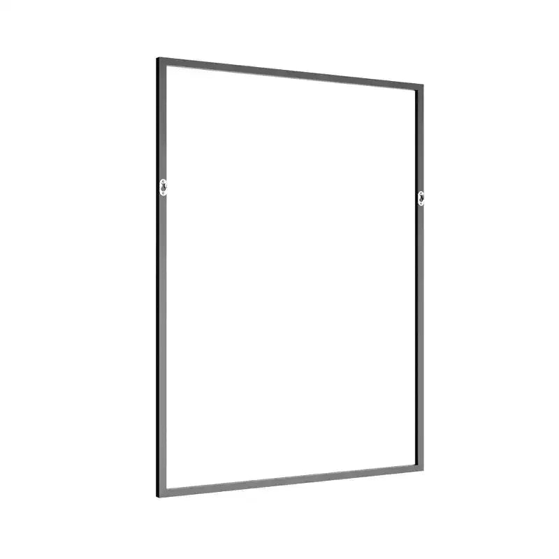 Specchio da Appendere, Bordo Sottile in Lega di Alluminio, Rettangolo ad Angolo Retto, Oro, 38x26x1in, Doppio Lato