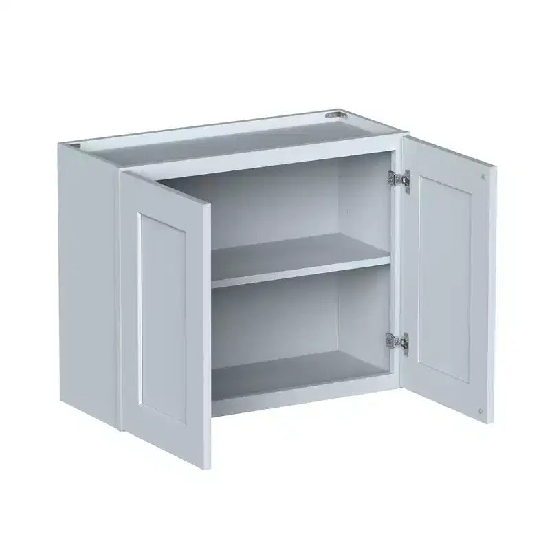 Pensile da cucina L76 x A30 x P61, mobile in legno massello con 2 ante