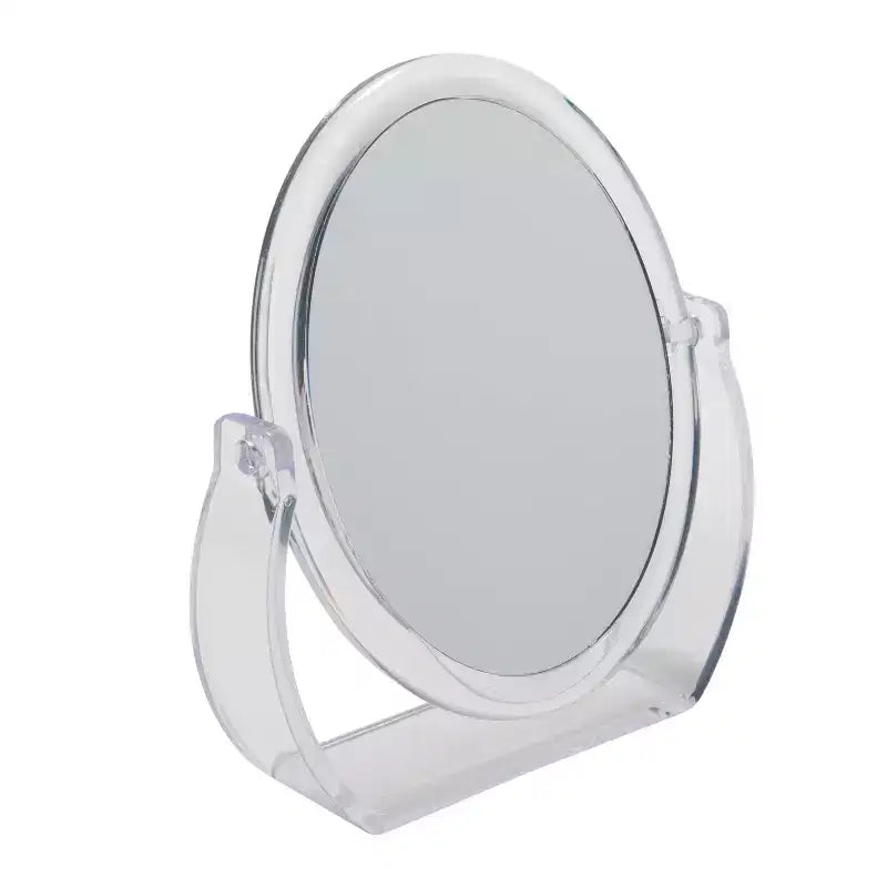 Specchio da toilette da 8" con base gommata, ingrandimento 1X-10X, da appoggio