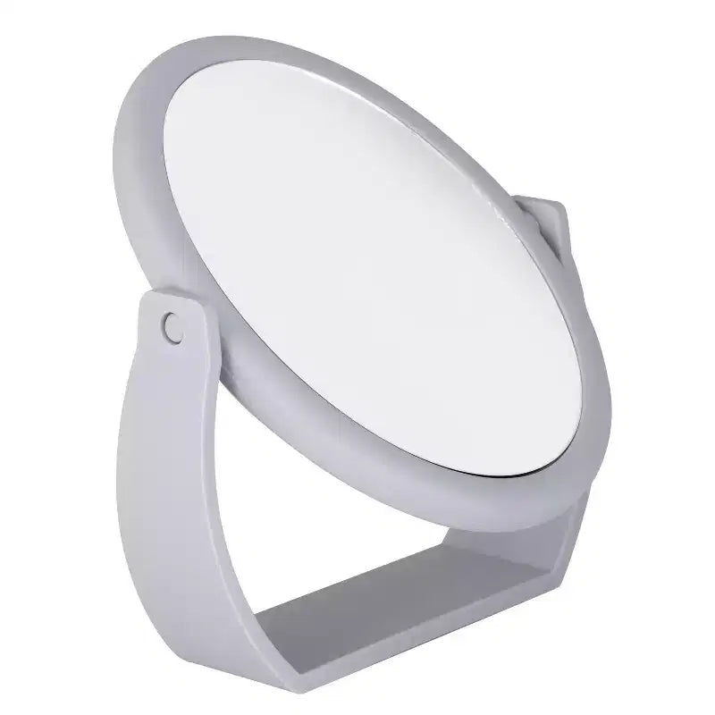 Specchio da toilette da 8" con base gommata, ingrandimento 1X-10X, da appoggio