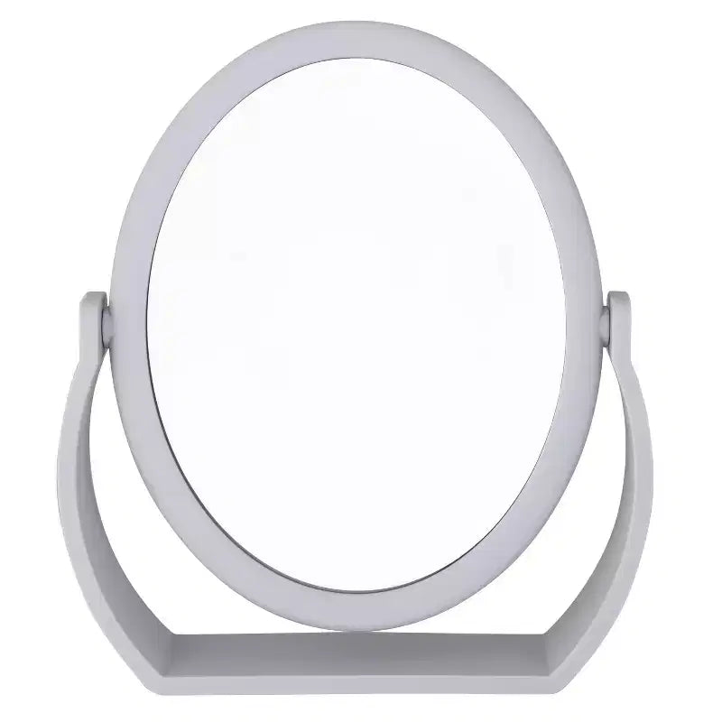 Specchio da toilette da 8" con base gommata, ingrandimento 1X-10X, da appoggio