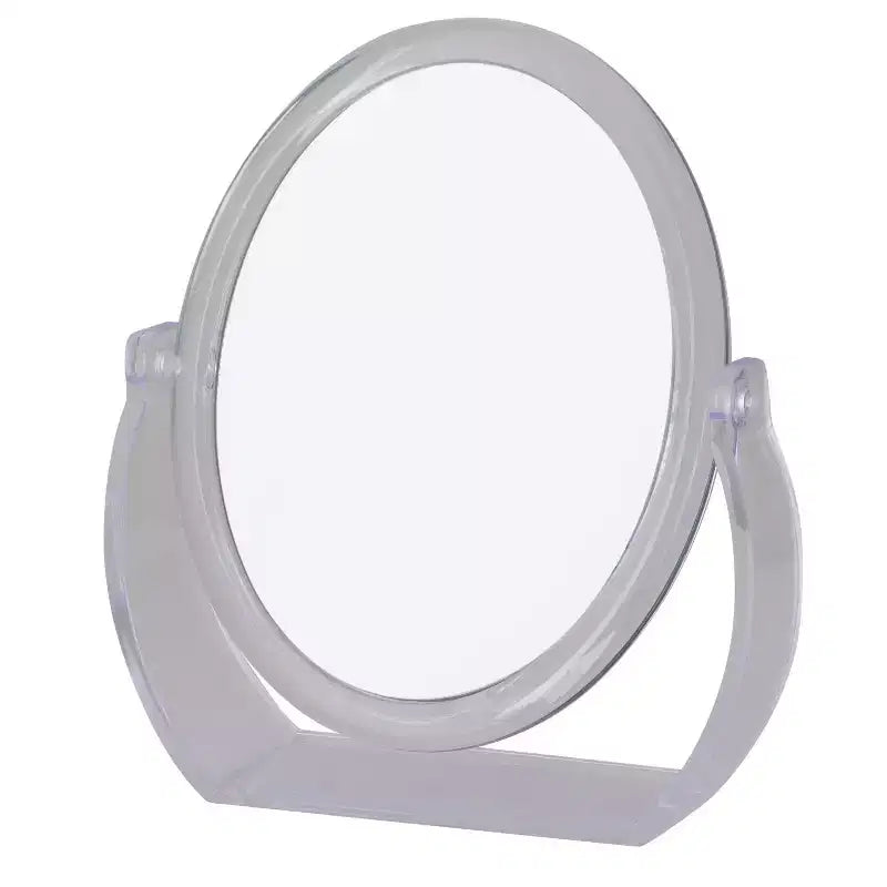 Specchio da toilette da 8" con base gommata, ingrandimento 1X-10X, da appoggio