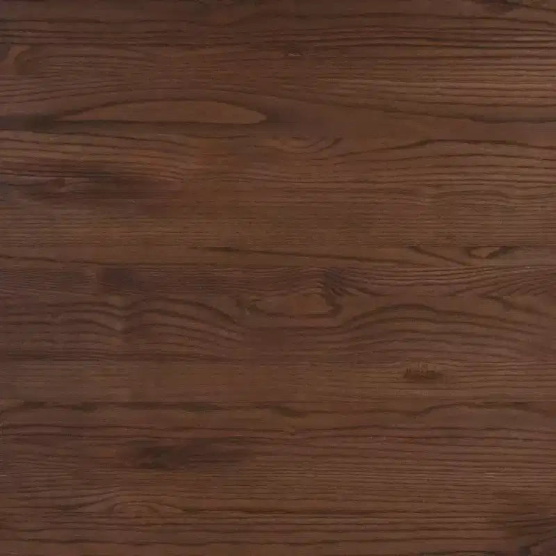 Tavolo Quadrato in Metallo per Interni da 23,5" con Piano Rustico in Legno