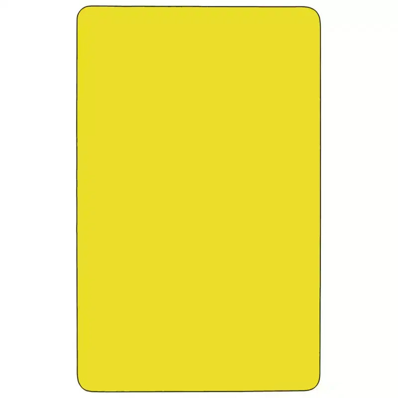 Tavolo attività rettangolare in laminato HP 24"L x 48"P con gambe corte regolabili in altezza