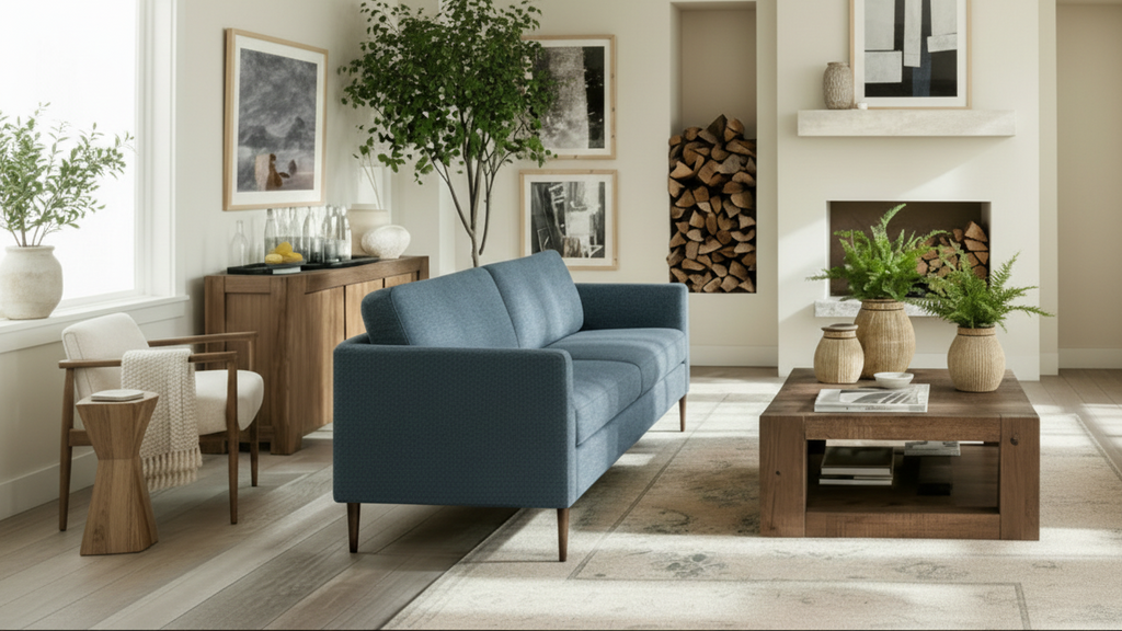 Divanetto extra large da 223 cm per soggiorno, camera da letto e ufficio